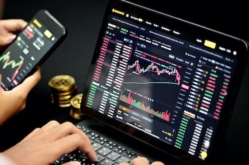 Crypto exchange graphic