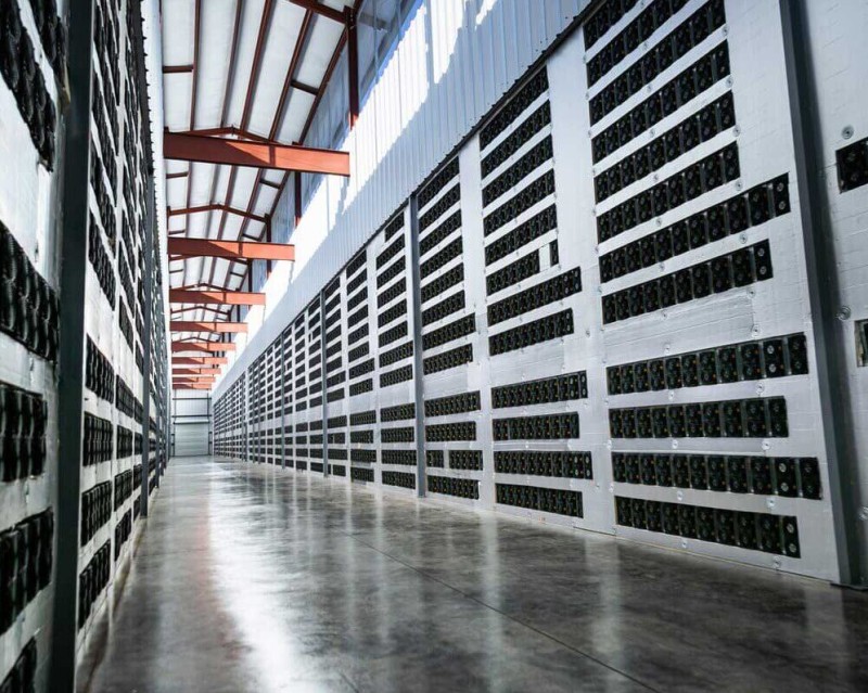 Mining farm interior