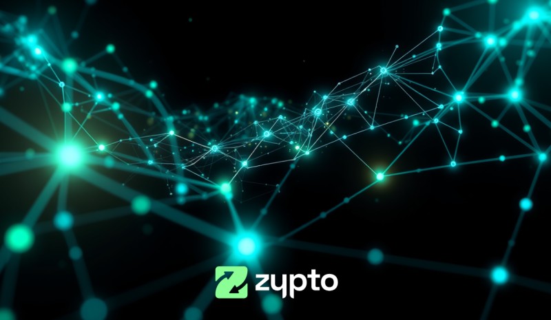 AI crypto coins visual concept
