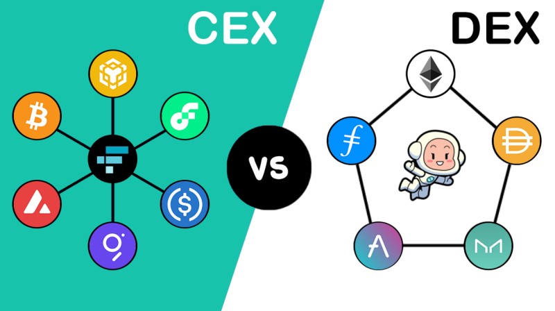 Centralized versus decentralized exchange cover