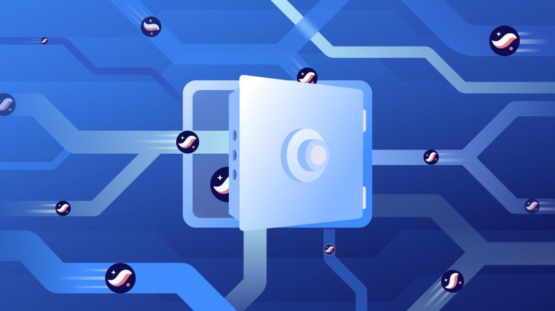 Proof-of-stake blockchain illustration