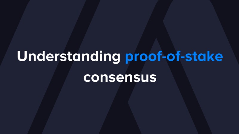 Proof-of-stake validation process
